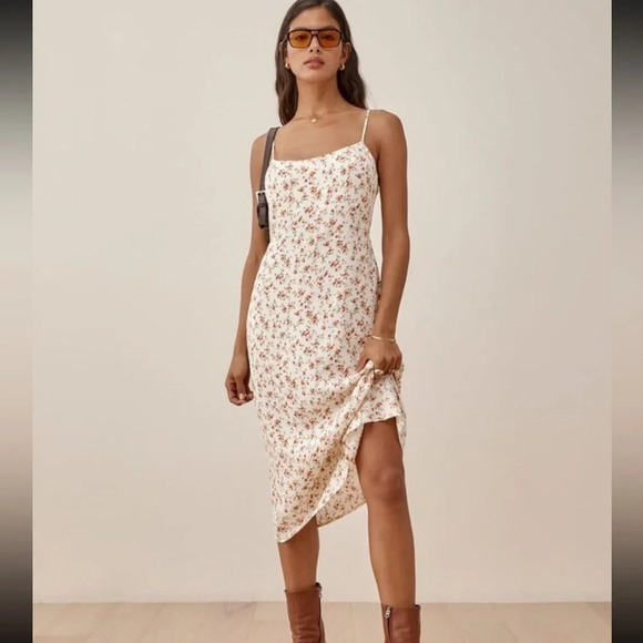 Reformation Sloane Floral Midi Dress - Picture 1 of 7